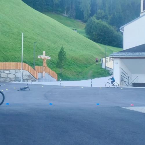 Radfahrübung Dorfplatz