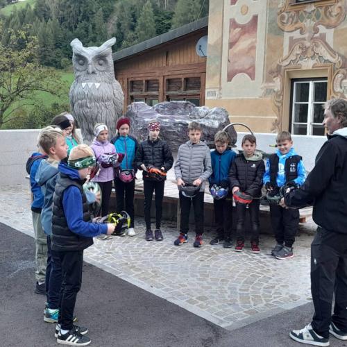 Radfahrübung Dorfplatz