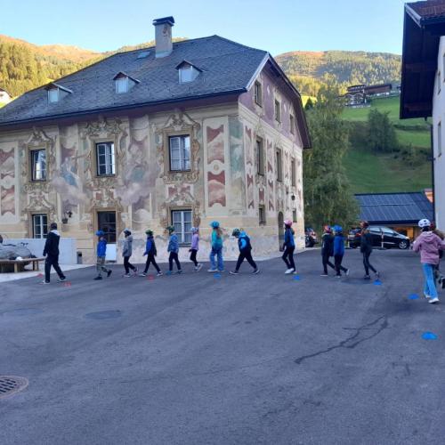 Radfahrübung Dorfplatz